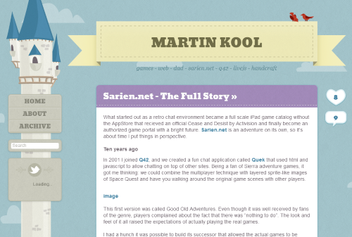 Blog Martin Kool Sariens Full Story