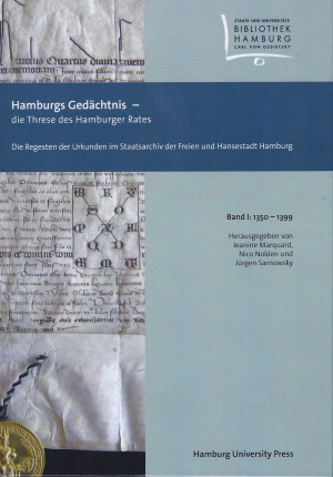 Hamburgs Ged�chtnis - Edition der Threseurkunden - Titel
